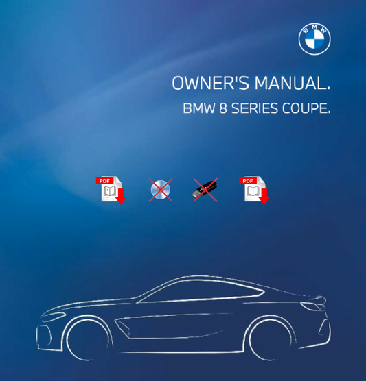 2023 BMW 8 Series Owner's Manual User Guide