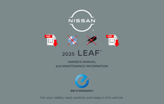 2025 Nissan Leaf Owner's Manual User Guide
