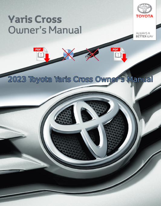 2023 Toyota Yaris Cross Owner's Manual User Guide