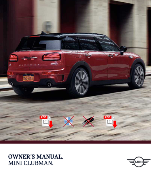 2023 Mini Clubman Owner's Manual User Guide