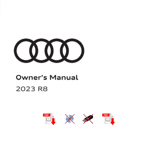 2023 Audi R8 Owner's Manual User Guide