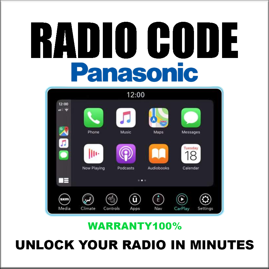 Jeep Dodge Panasonic Radio Code Chrysler Ram Models UAQ UAS Stereo Pincode Service