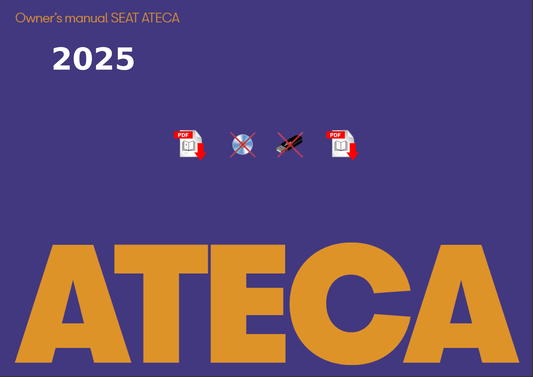 2025 SEAT ATECA Owner's Manual User Guide