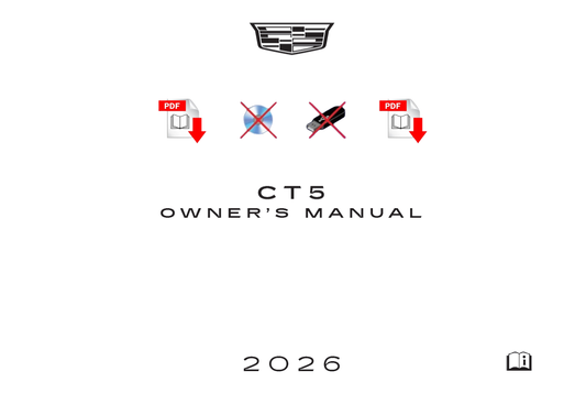 2026 Cadillac CT5 Official Manual User Guide