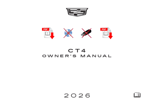 2026 Cadillac CT4 Official Manual User Guide