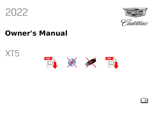 2022 Cadillac XT5 Owner's Manual User Guide
