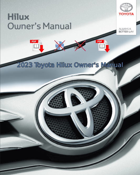 2023 Toyota Hilux Owner's Manual User Guide