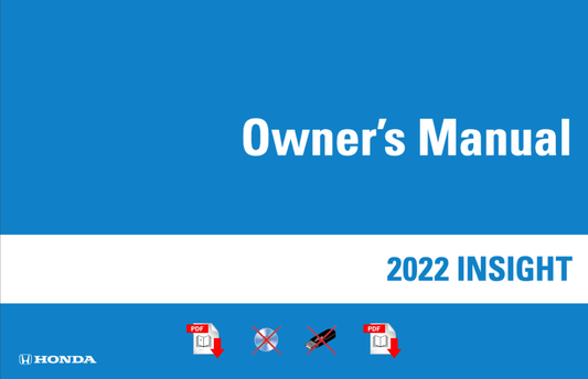 2022 Honda Insight Owner's Manual User Guide