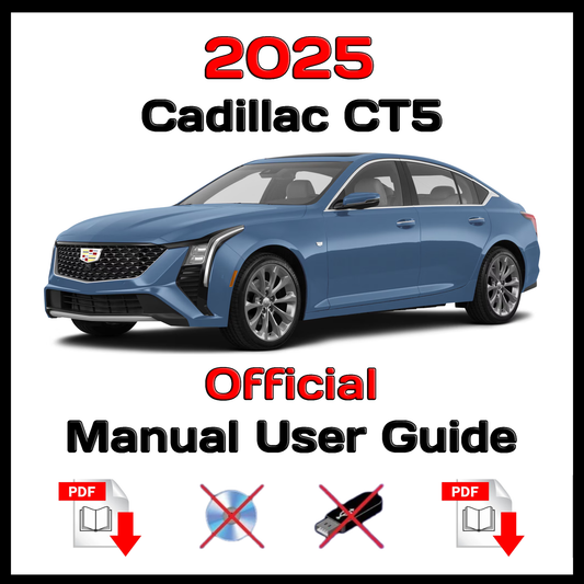 2025 Cadillac CT5 Official Manual User Guide