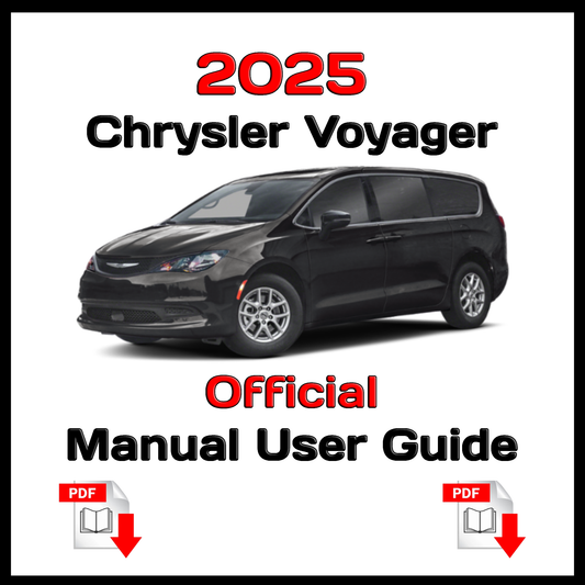 2025 Chrysler Voyager Official Manual User Guide
