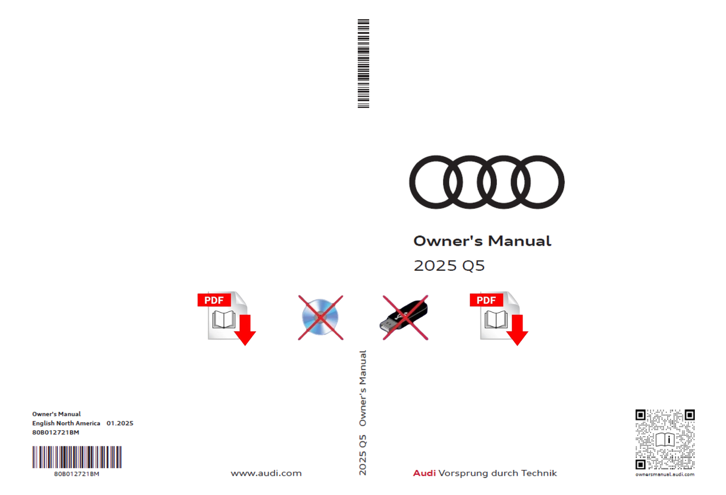 2025 Audi Q5 Owner's Manual User Guide