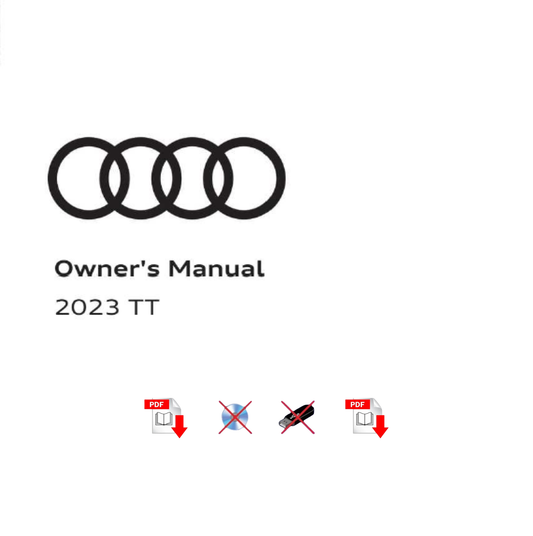 2023 Audi TT Owner's Manual User Guide