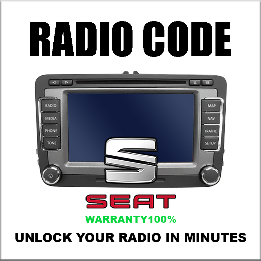 Unlock Radio Codes Seat Stereo Decoding Series Rcd 510 Codes Safe Rns315 Fast Service