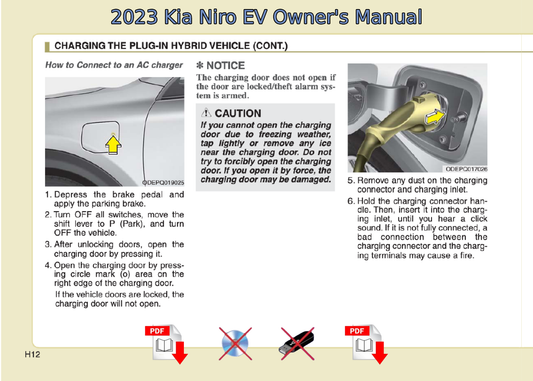 2023 Kia Niro EV Owner's Manual User Guide