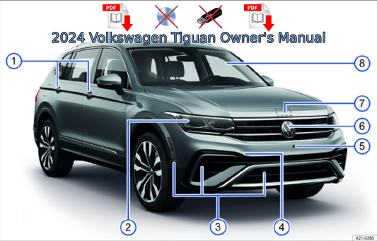 2024 Volkswagen Tiguan Owner's Manual User Guide