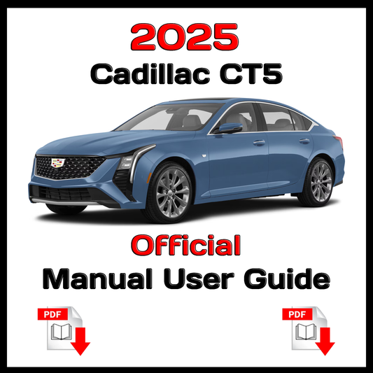 2025 Cadillac CT5 Official Manual User Guide