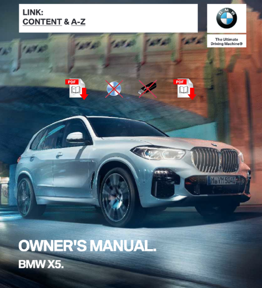 2023 BMW X5 Owner's Manual User Guide