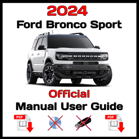 2024 Ford Bronco Sport Official Manual User Guide