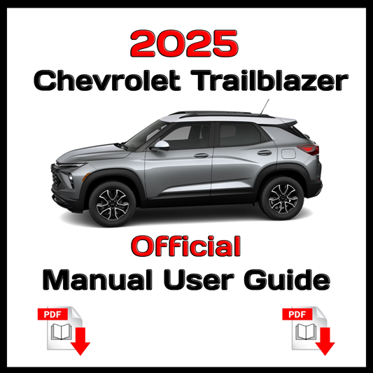 2025 Chevrolet Trailblazer Official Manual User Guide