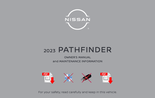2023 Nissan Pathfinder Owner's Manual User Guide