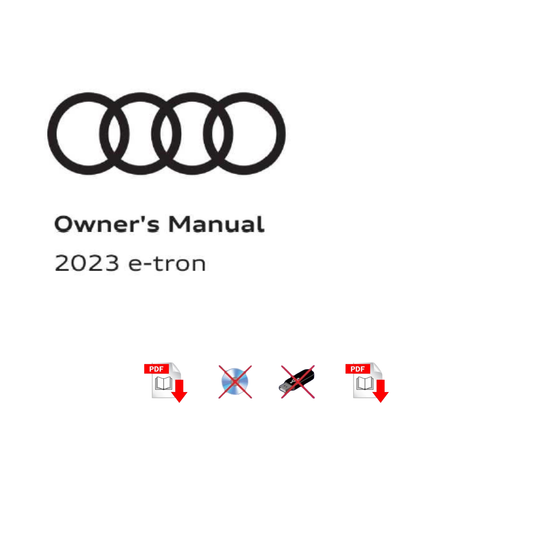 2023 Audi e-tron Owner's Manual User Guide