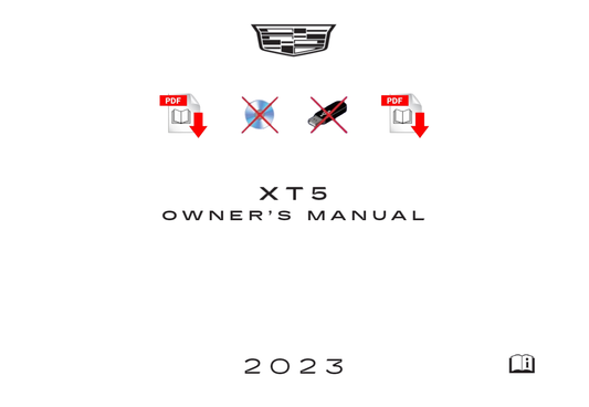 2023 Cadillac XT5 Official Manual User Guide