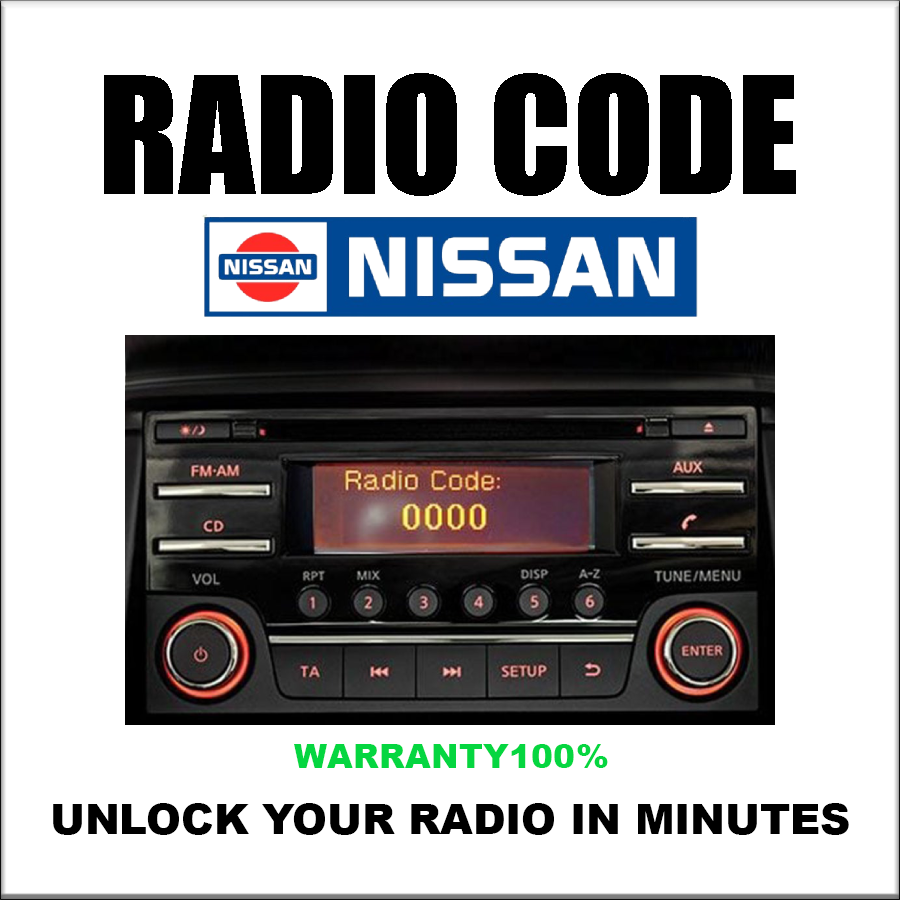 Nissan Radio Codes Connect Daewoo Clarion Blaupunkt Unlock Stereo Pin Service