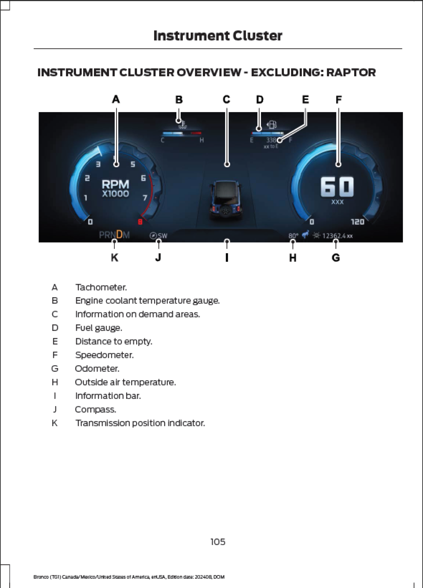 2025 Ford Bronco Official  Manual User Guide