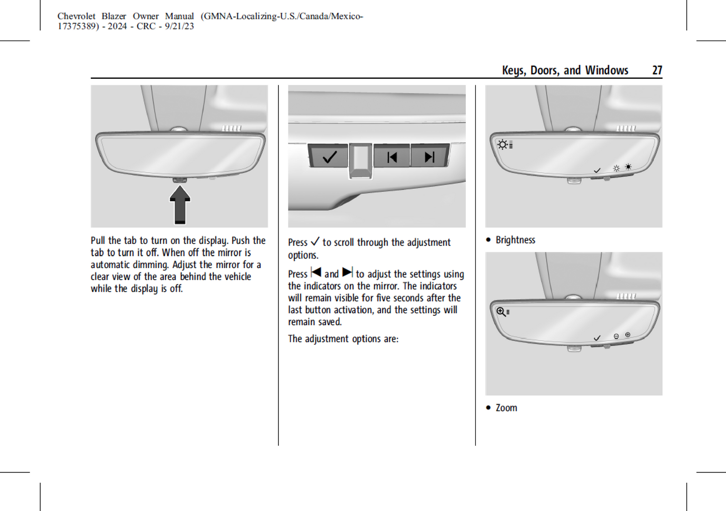 2024 Chevrolet Blazer Official Manual User Guide