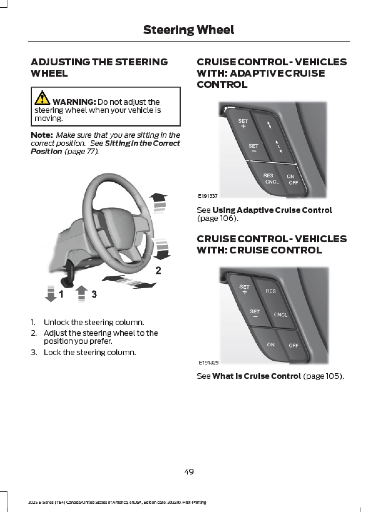 2025 Ford E-Series Official  Manual User Guide