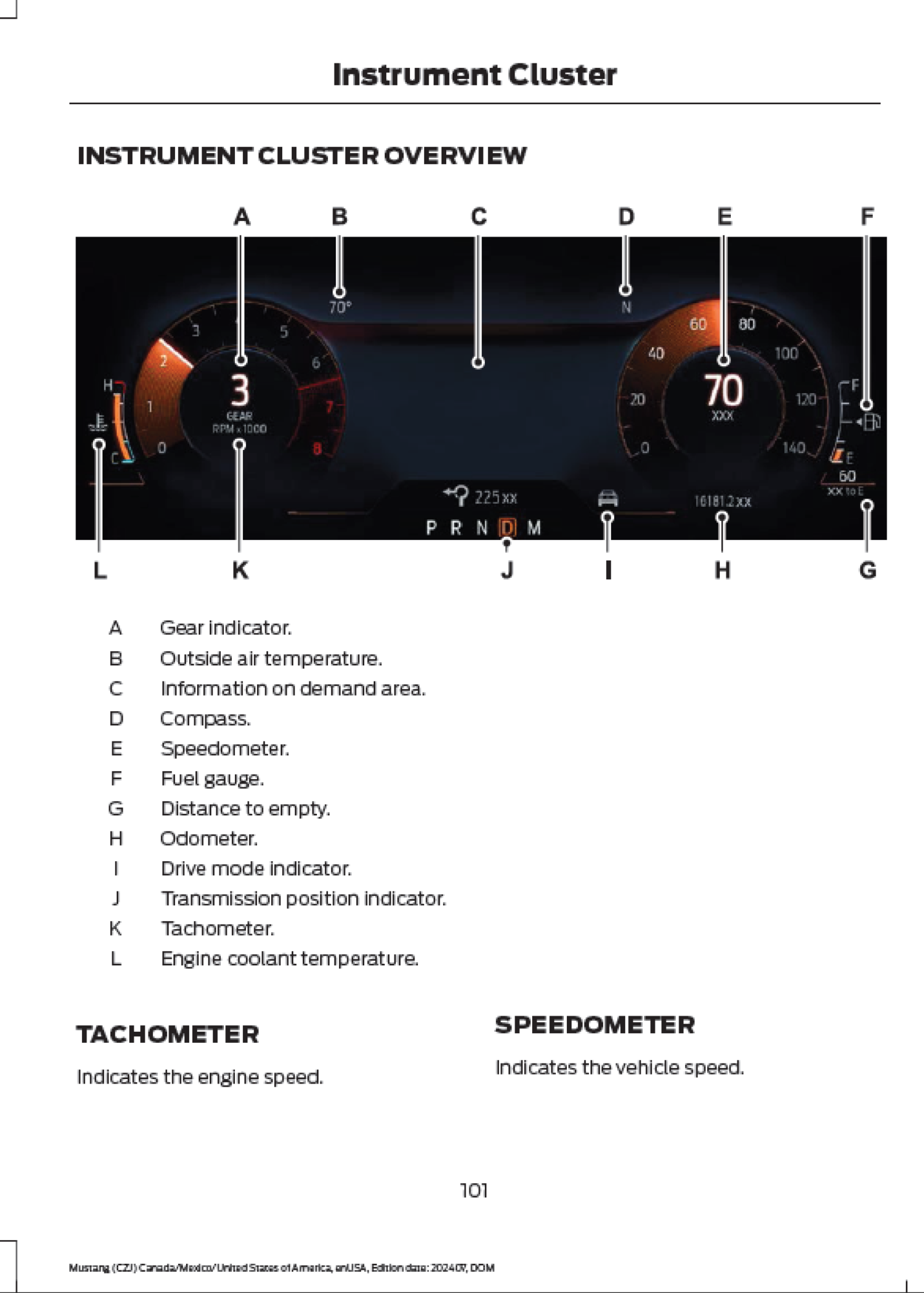 2025 Ford Mustang Official Manual User Guide