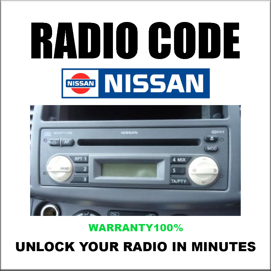 Nissan Radio Codes Connect Daewoo Clarion Blaupunkt Unlock Stereo Pin Service