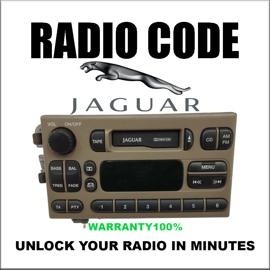 Jaguar Radio Codes Unlock Stereo Car Type Alpine And Visteon Series JA And MA Pincode Fast Service