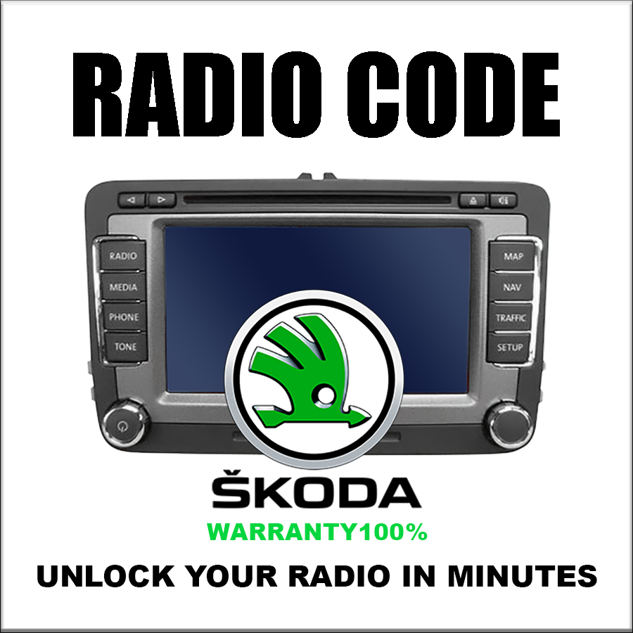 Unlock Radio Codes Skoda Stereo Decoding Series Rns300 Codes Safe Rcd510 Fast Service